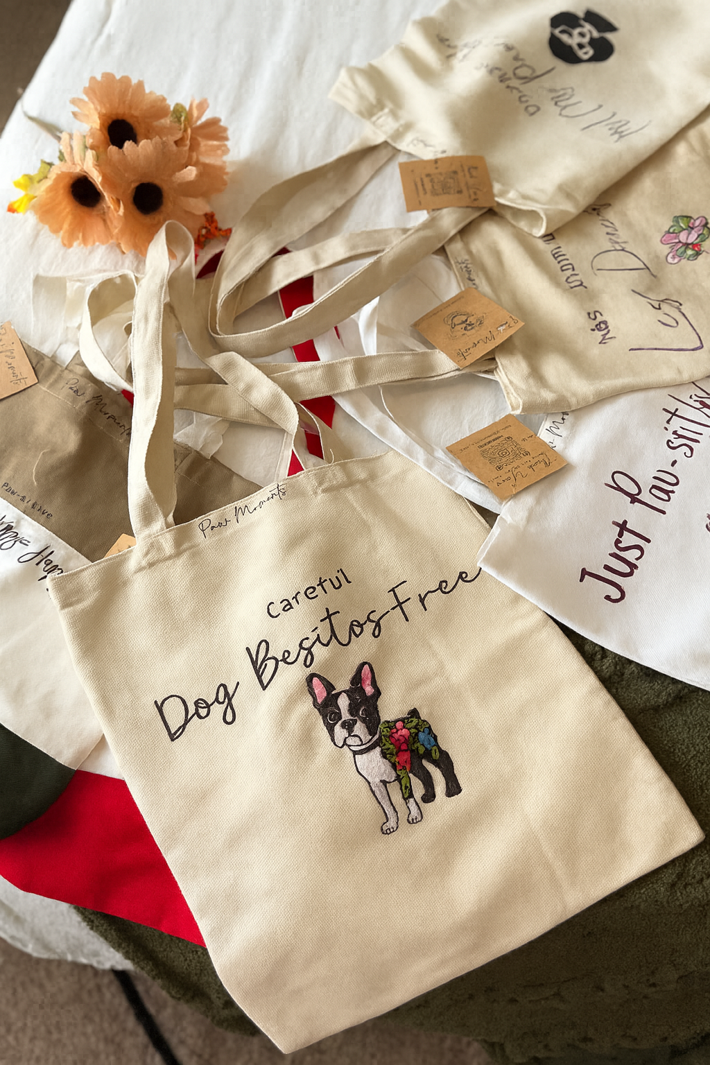 Spanglish Pet Lover Tote Bag