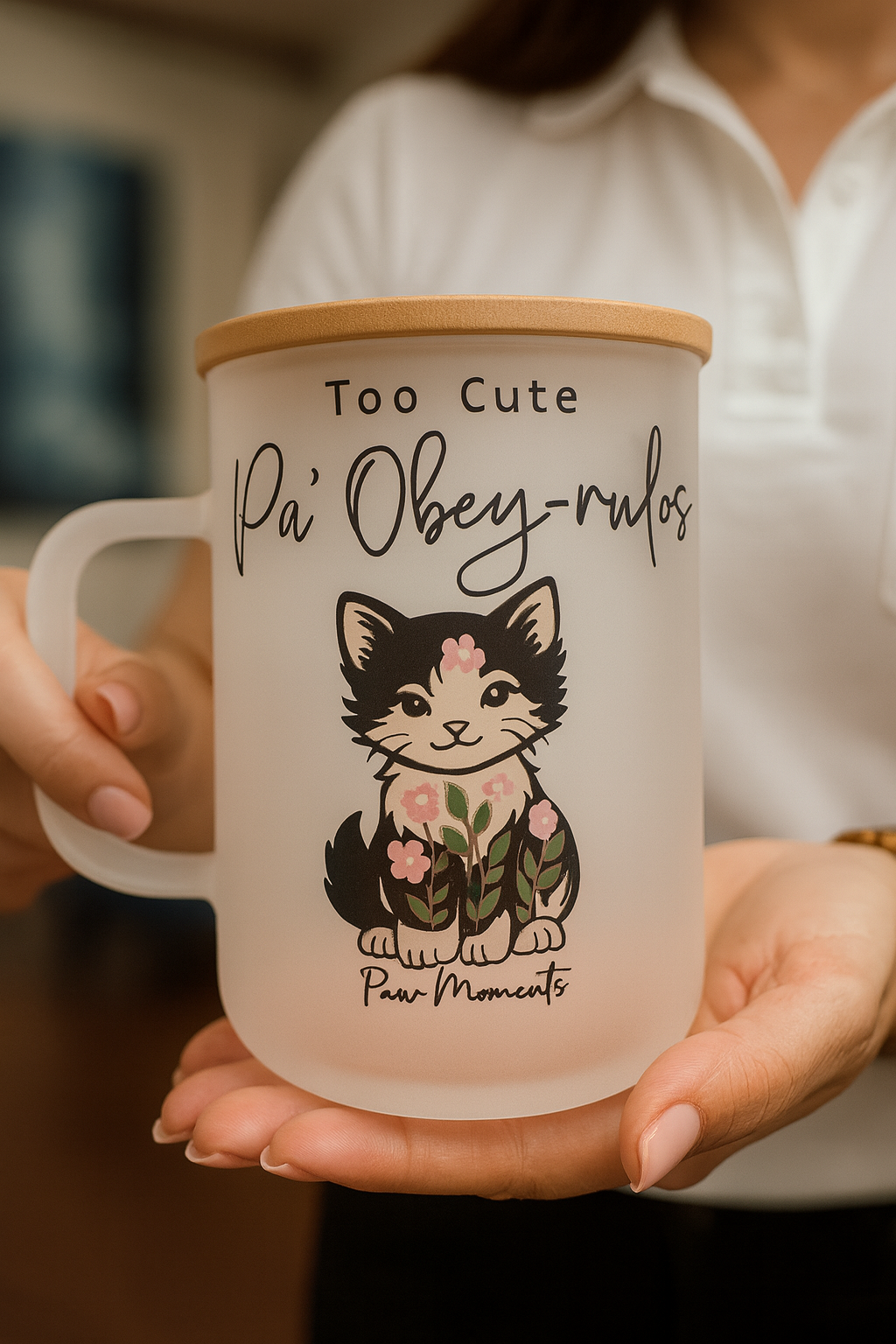 Floral Spanglish Dog Lover Mug