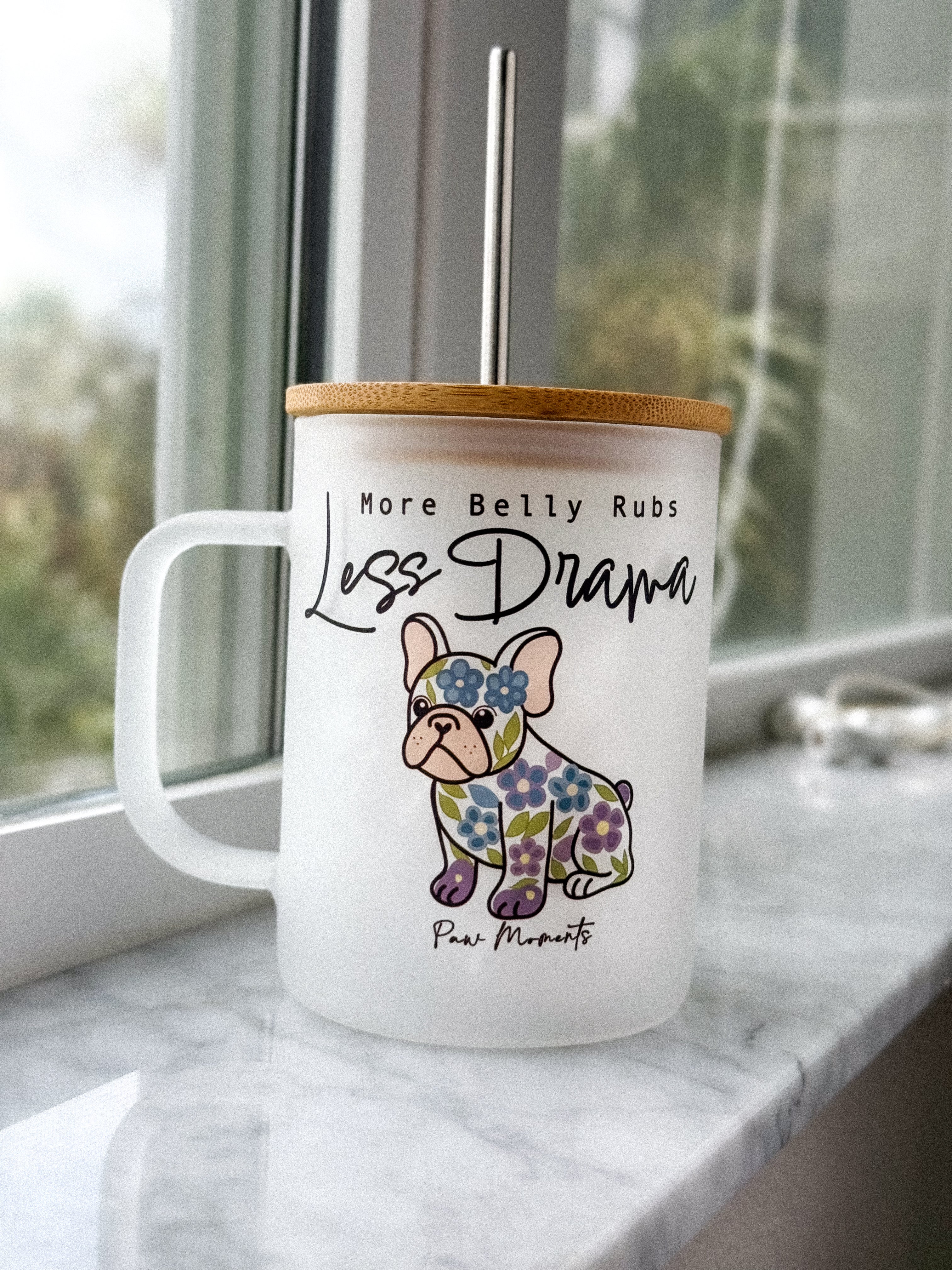 Floral Spanglish Dog Lover Mug