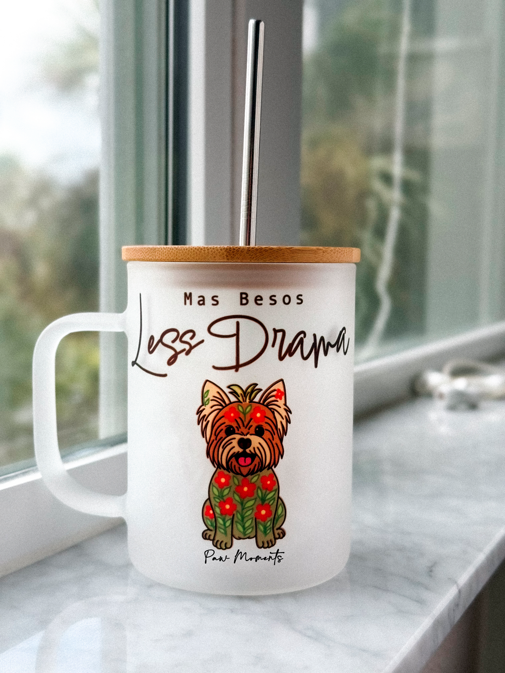Floral Spanglish Dog Lover Mug