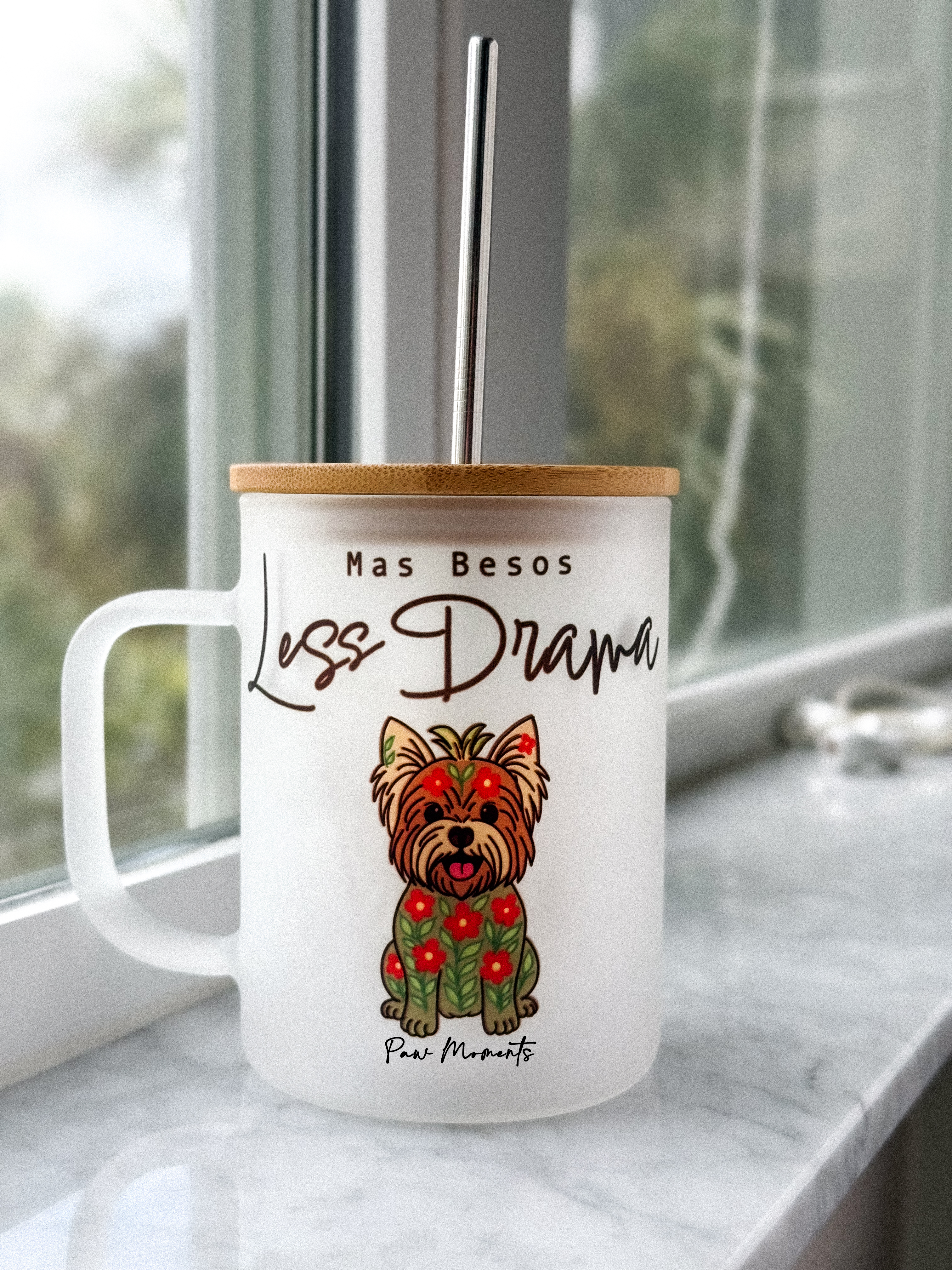 Floral Spanglish Dog Lover Mug