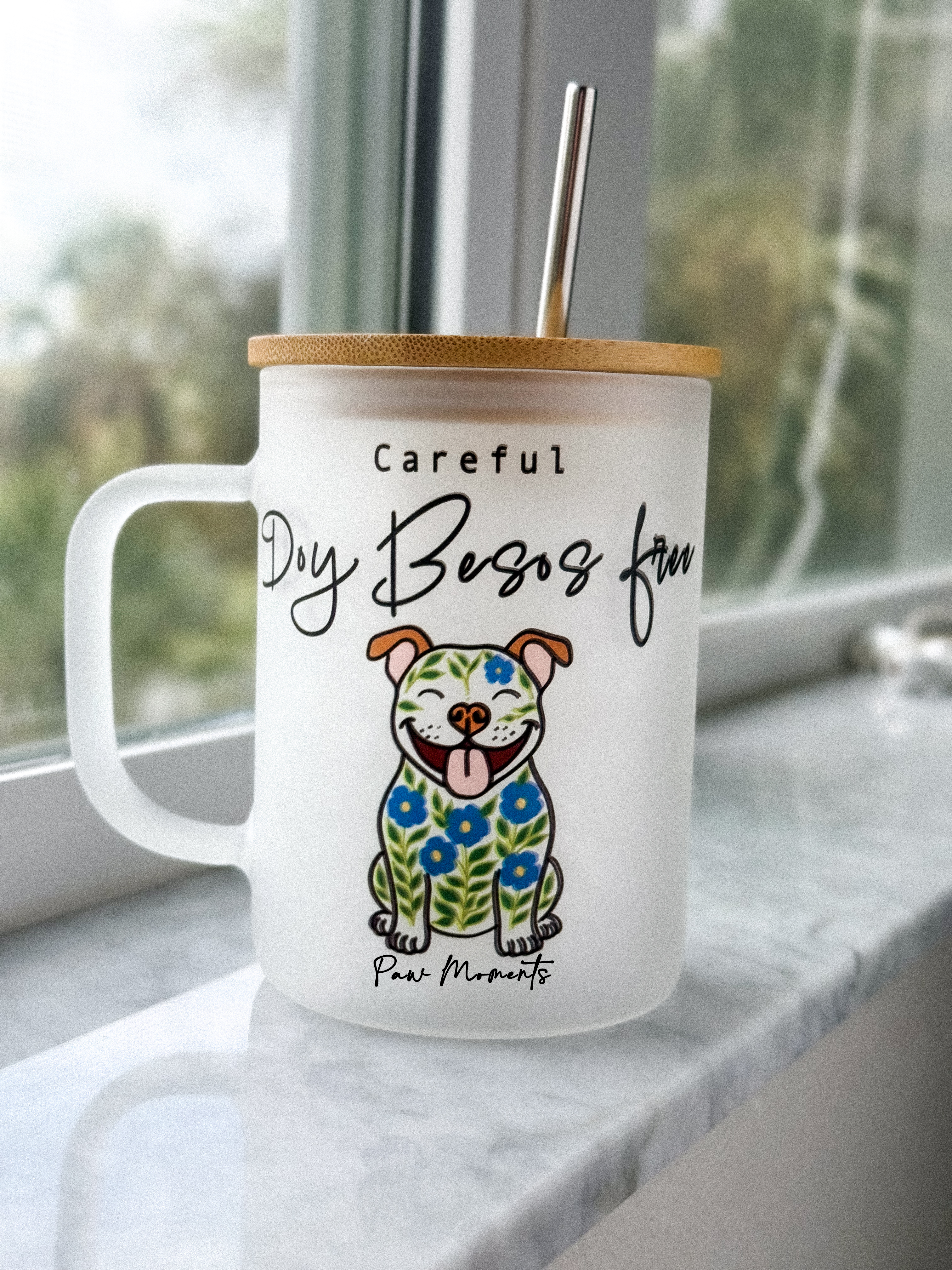 Floral Spanglish Dog Lover Mug